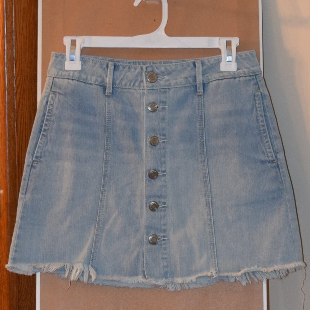 American Eagle Button Down Jean Skirt - Size 2